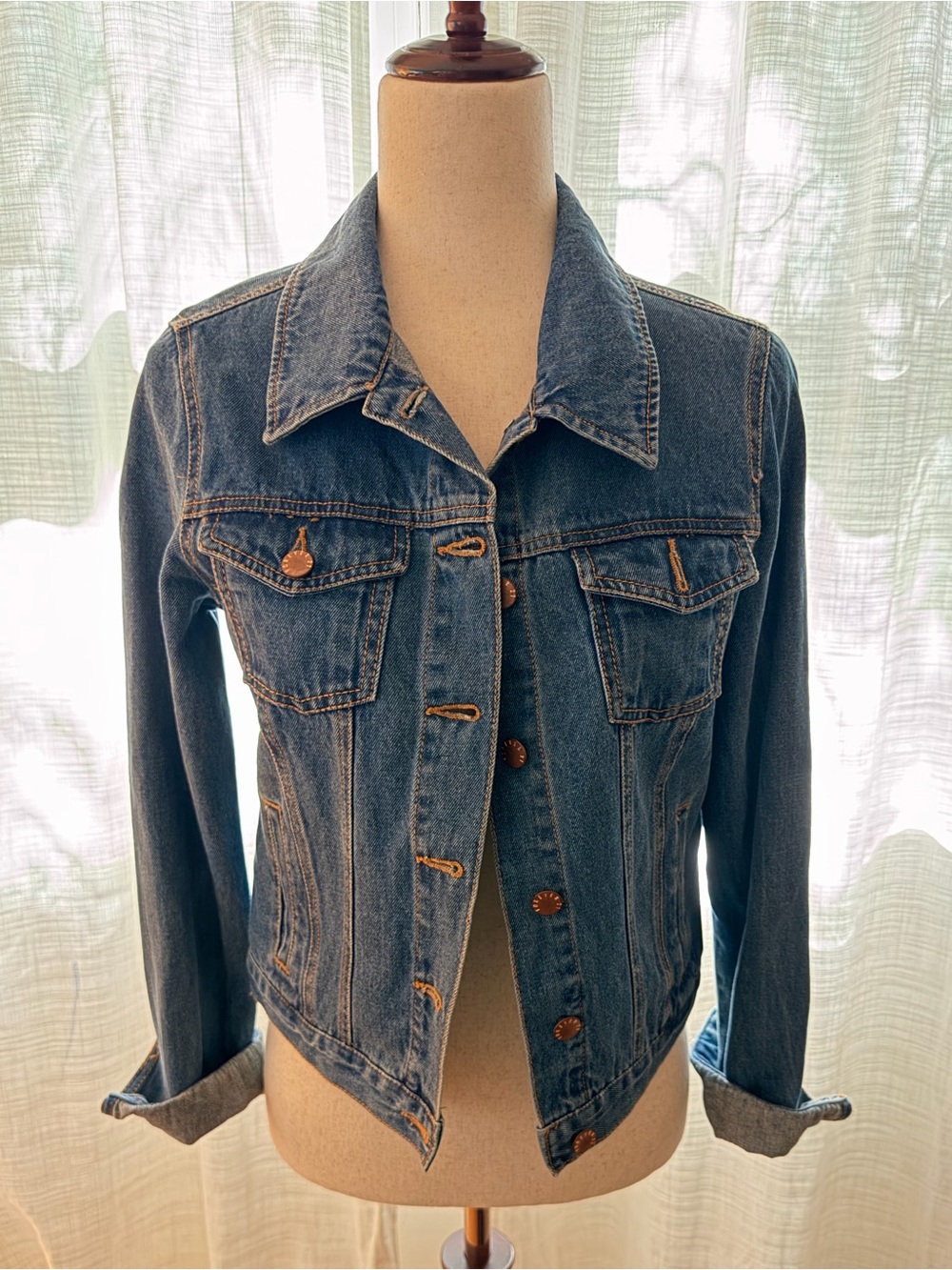 Forever 21 Women's Denim Blue Jacket